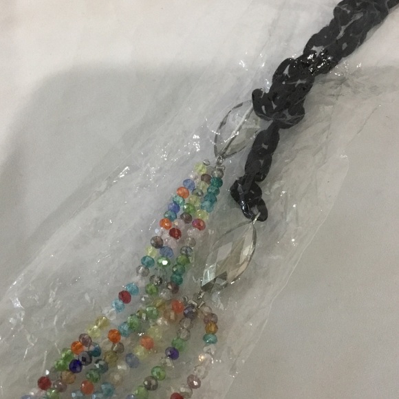 Boojee multicolored beaded glass ID holder new - Picture 4 of 6